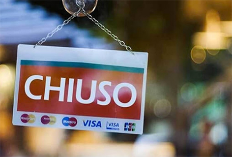 Chiusure dal 15 marzo